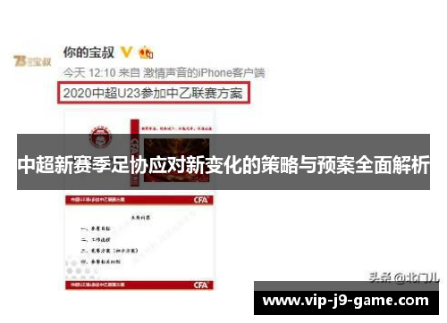 中超新赛季足协应对新变化的策略与预案全面解析