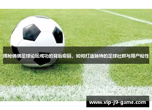揭秘偶偶足球论坛成功的背后密码，如何打造独特的足球社群与用户粘性